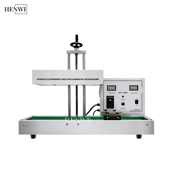 Macchina per sigillare i tappi in foglio di alluminio a induzione elettromagnetica universale da tavolo automatica